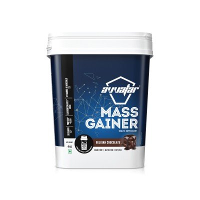 AVVATAR MASS GAINER | 4KG |BELGIAN CHOCOLATE FLAVOUR |