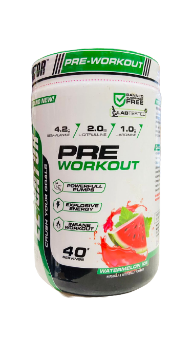 ELIGATOR | Pre Workout 320gm | 40 Serving (Watermelon Ice)