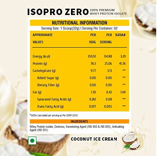 HEALTHFARM | Isopro Zero Whey | Isolate Protein | 2 kg