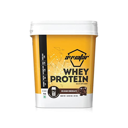 AVVATAR WHEY PROTEIN | 4Kg | Made with 100% Fresh Cow's Milk