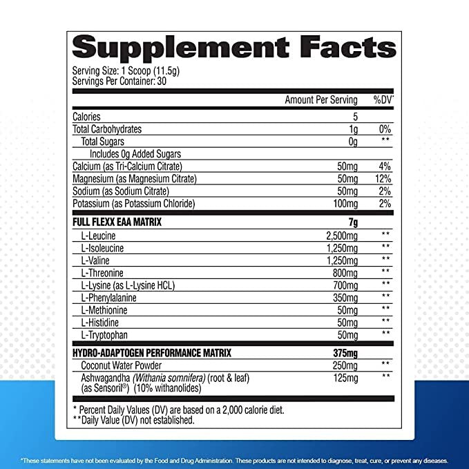 GAT SPORT FLEXX EAAS+HYDRATION - 30 SERVINGS | ADVANCED ESSENTIAL AMINO ACIDS