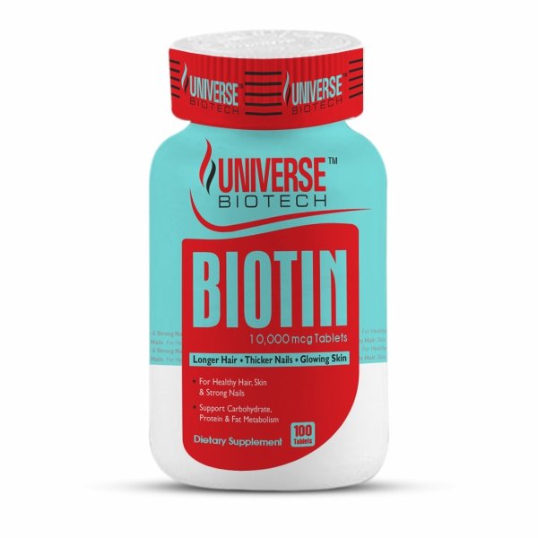 Universe Biotech Biotin, 100 Tablets