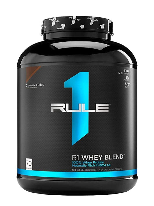 Rule 1 R1 Whey Blend - 5.2 lbs (Chocolate Fudge)