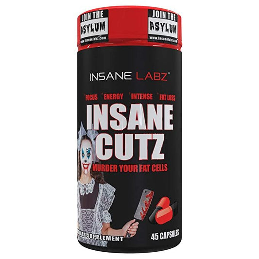 Insane Labz Insane Cutz (Focus, Energy Intense Fat Loss) - 45 Caps, 150g