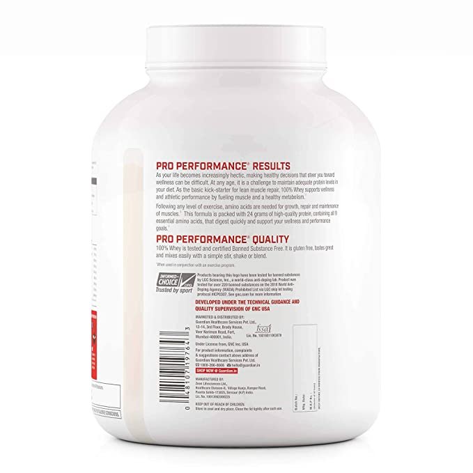 GNC Pro Performance 100% Whey Protein - 2 kg