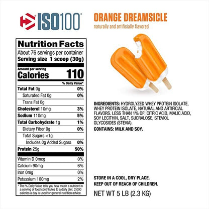 Dymatize ISO 100 Protein, 5lb, 2.3kg