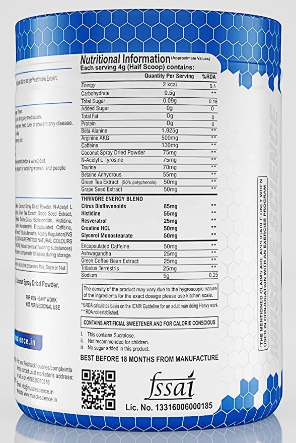 Muscle Science Ignitor Nextgen 30 Servings Pre Workout