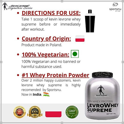 Kevin Levrone - Levro Whey Supreme  - 2 Kg, 66 Servings