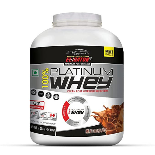 Eligator Platinum Whey - 4.4lbs, 2.01 kg , THE GOLD NUTRITION