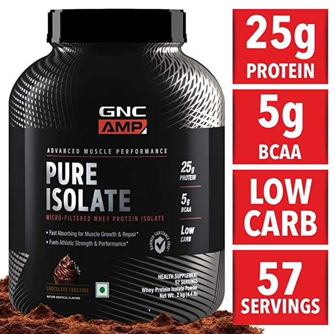 GNC AMP Pure Isolate - 4.4 lbs, 2 kg