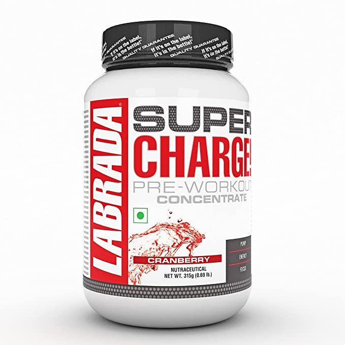 Labrada SUPER CHARGE Pre-Workout 35 Servings - 315g (Cranberry)