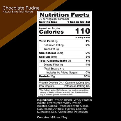 Rule 1 R1 Protein HYDRO/ISO Protein - 5.03 lbs (Chocolate Fudge)