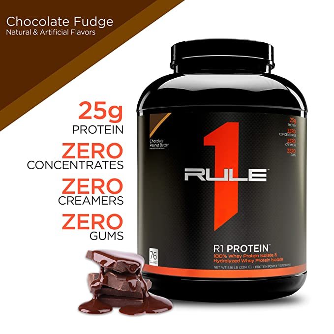 Rule 1 R1 Protein HYDRO/ISO Protein - 5.03 lbs (Chocolate Fudge)