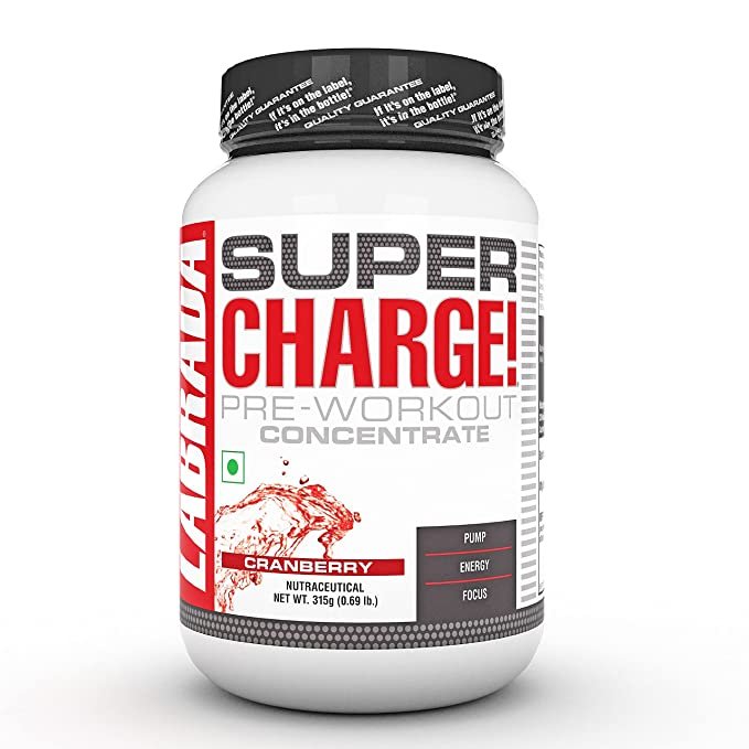 Labrada SUPER CHARGE Pre-Workout 35 Servings - 315g (Cranberry)