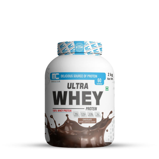 Muscle Club | Ultra Whey Protein | 2KG | 60 Servings| Free Delivery