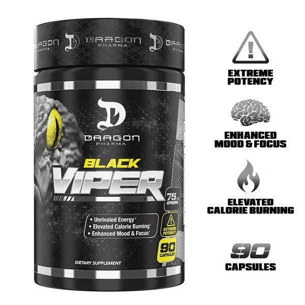 Dragon Pharma Black Viper | 90 CAPSULES