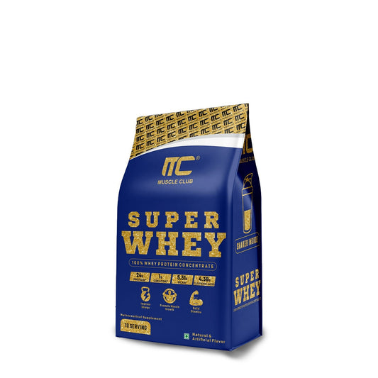 Muscle Club Super Whey Protein Concentrate - 70 Pouches