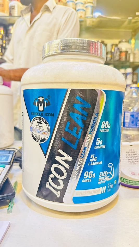 Muscle Icon ! Icon Lean Advanced lean Gainer 2.7kg ! The Gold Nutrition