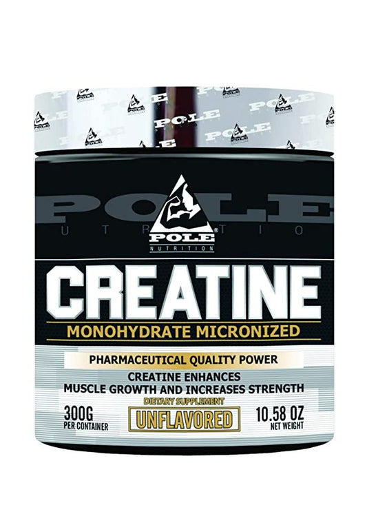 Pole Nutrition Creatine Monohydrate, 300 Grams Unflavoured