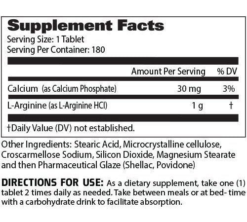 GAT L-Arginine, 180 tablets