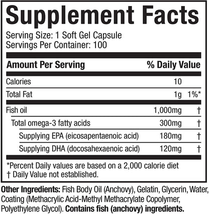 Muscletech Platinum Omega Fish OIl , 100 Softgels Without MRP