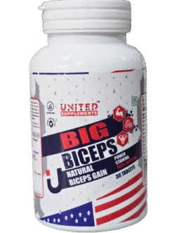 United Supplements Big Biceps | Natural Biceps gain Capsules