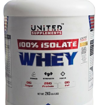 United Supplements Isolate Protein 66 Servings Free Delivery