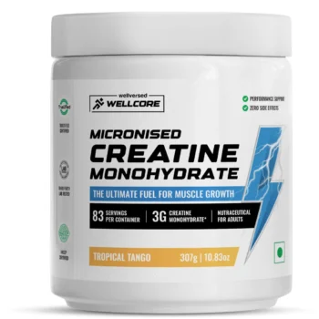Wellcore - Pure Micronised Creatine Monohydrate (307g, 83Servings)