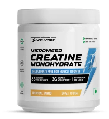 Wellcore - Pure Micronised Creatine Monohydrate (307g, 83Servings)