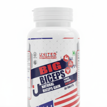 United Supplements Big Biceps | Natural Biceps gain Capsules combo 2 pec