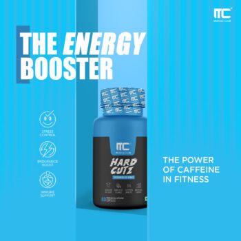 Muscle Club Hard Cutz Thermogenic Fat Burner - 60 Capsules - - Image 3
