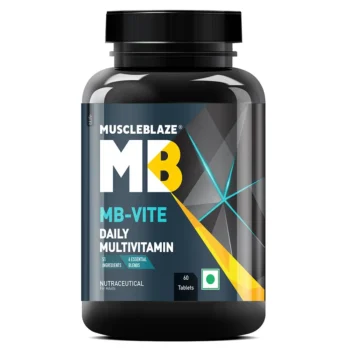 MuscleBlaze MB-VITE Daily Multivitamin, for Enhanced Energy, Stamina & Gut Health, 60 tablet