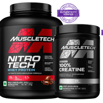 MuscleTech Nitrotech Whey Protein + MuscleTech Creatine Combo