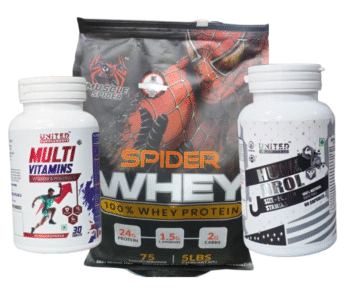 Spider Whey + Hulk Drol + US Multi Combo