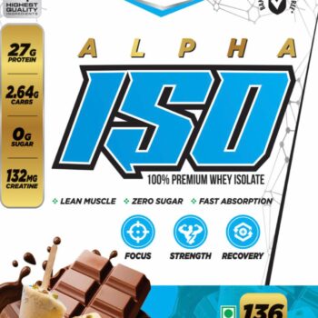 Alpha Iso Whey Protein 4kg 121 Servings | The Gold Nutrition