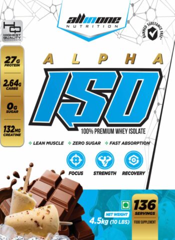 Alpha Iso Whey Protein 4kg 121 Servings | The Gold Nutrition