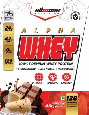 Alpha Whey Protein 4kg 114 Servings | The Gold Nutrition