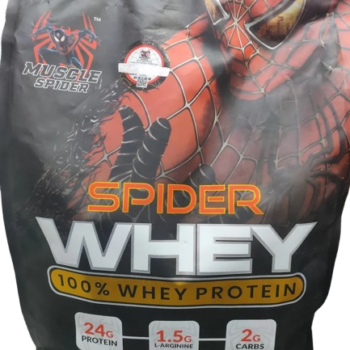 Spider Whey 100% Whey Protein 75 Servings Pouch free kick 500g Peanut Butter