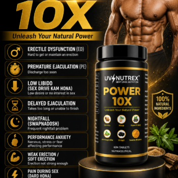 UV NUTREX Power 10X – Next Level Nutrition (60 Tablets)