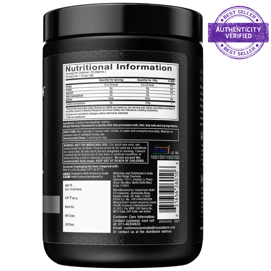 Muscletech™ Platinum 100% Creatine - Image 3
