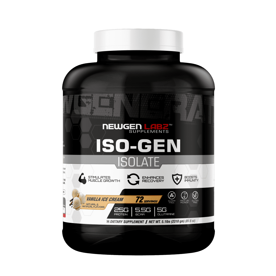 Newgen Labz Supplements Iso-Gen Isolate Protein 5lbs The Gold Nutrition