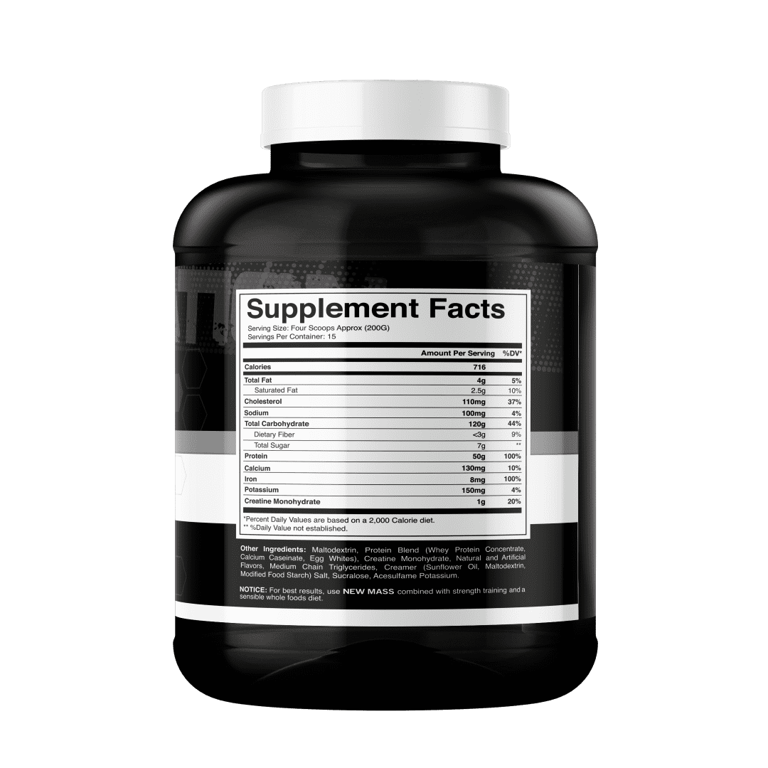 Newgen Labz Supplements New Mass Gainer 6.6lbs The Gold Nutrition - Image 2