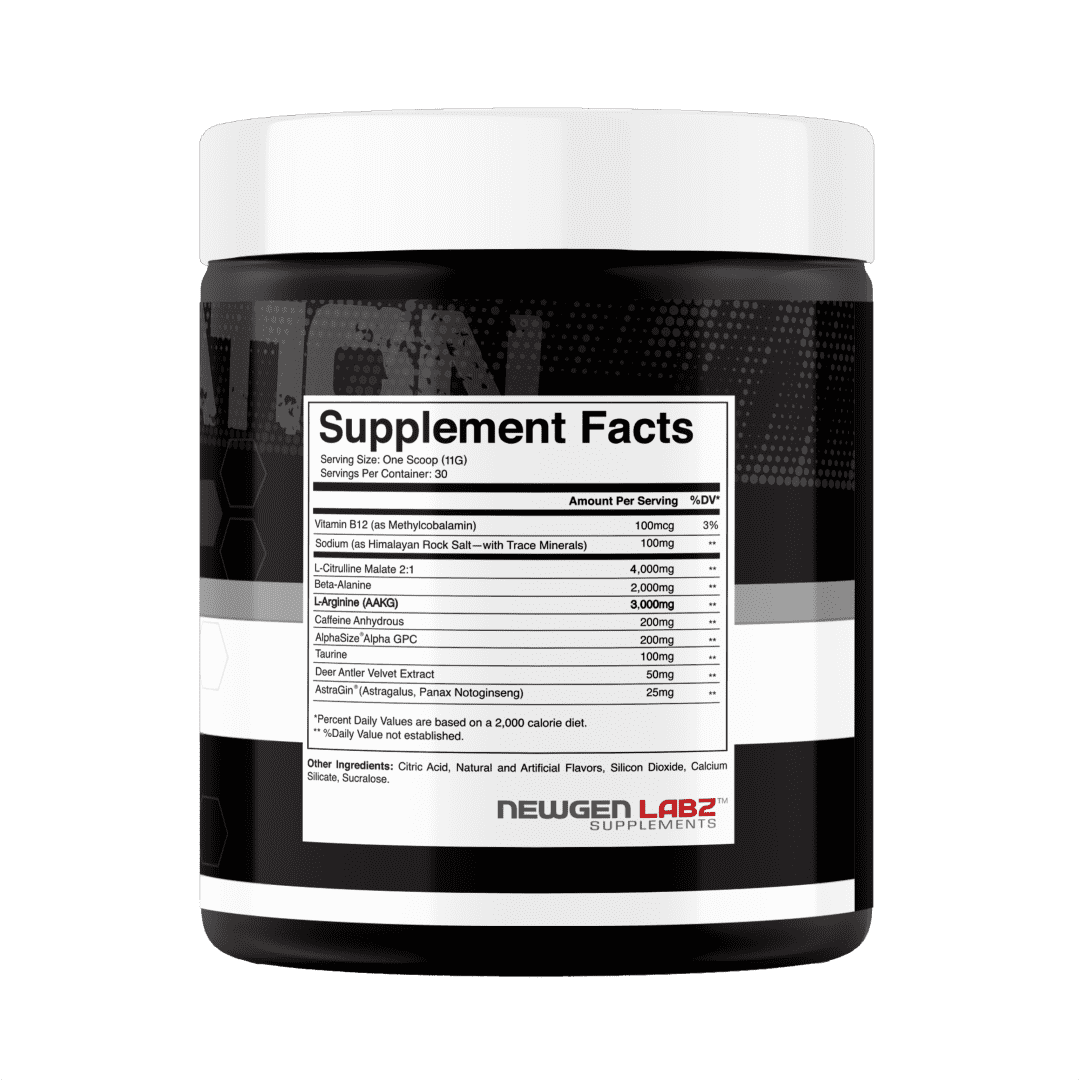 Newgen Labz Supplements Pumped UP Pre-Workout The Gold Nutrition - Image 2